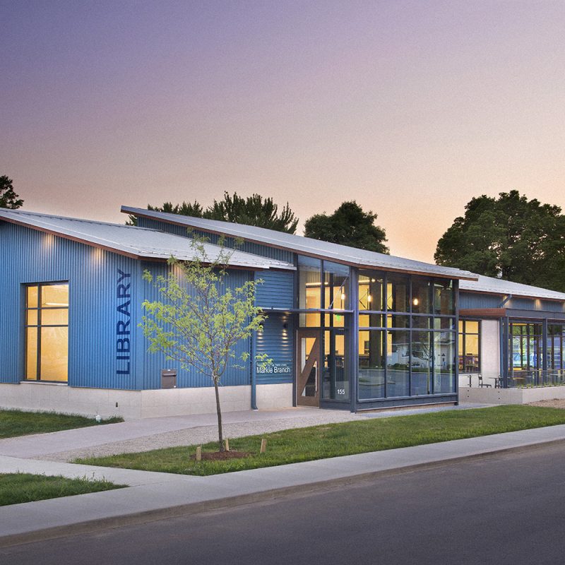 Markle Branch Library Recognized with 2017 AIA Indiana Design Award