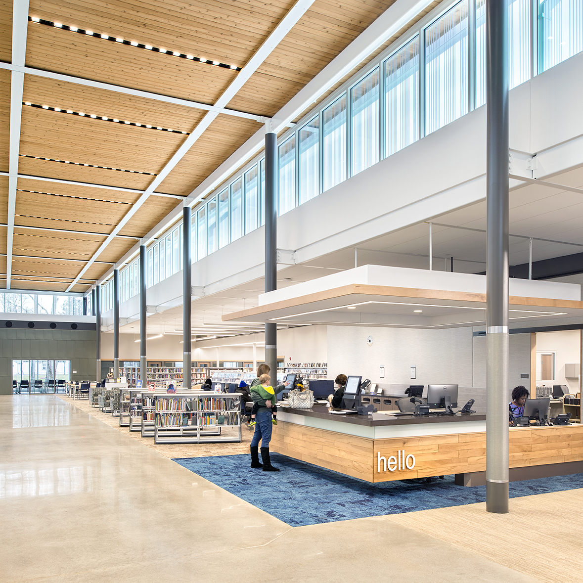 Indianapolis Public Library Michigan Road Branch – krM Architecture